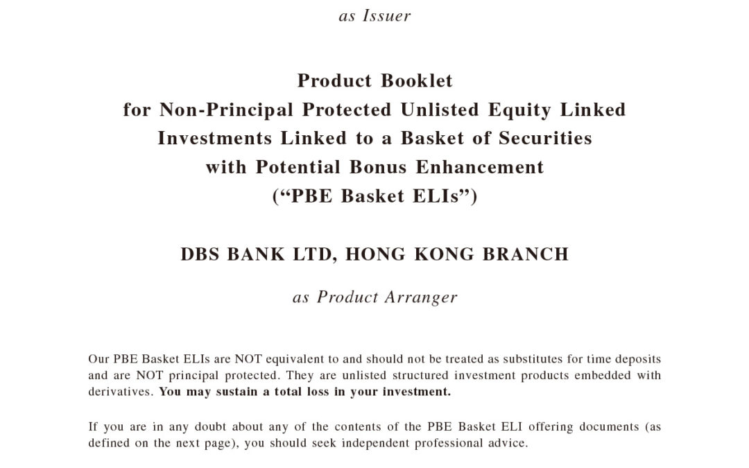 DBS Bank Ltd, Hong Kong Branch