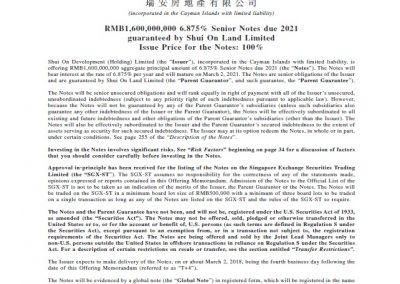 Shui On Development (Holding) Limited