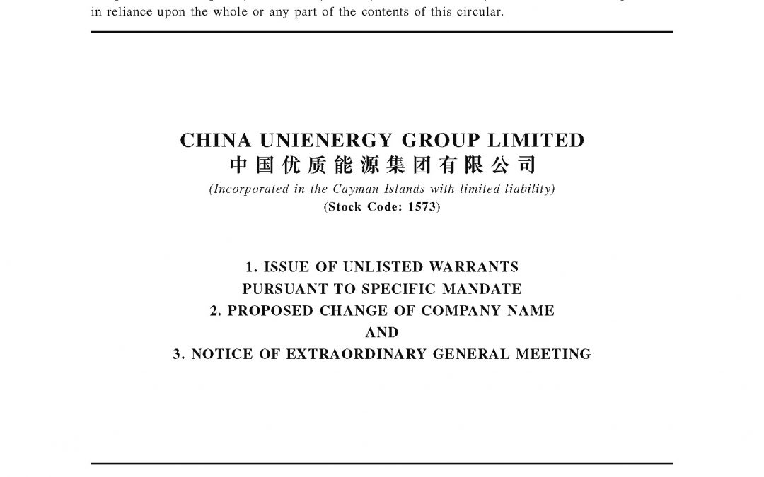 China Unienergy Group Limited