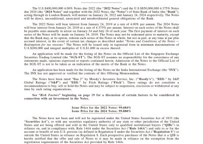 STATE BANK OF INDIA