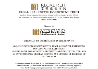 Regal Real Estate Investment Trust