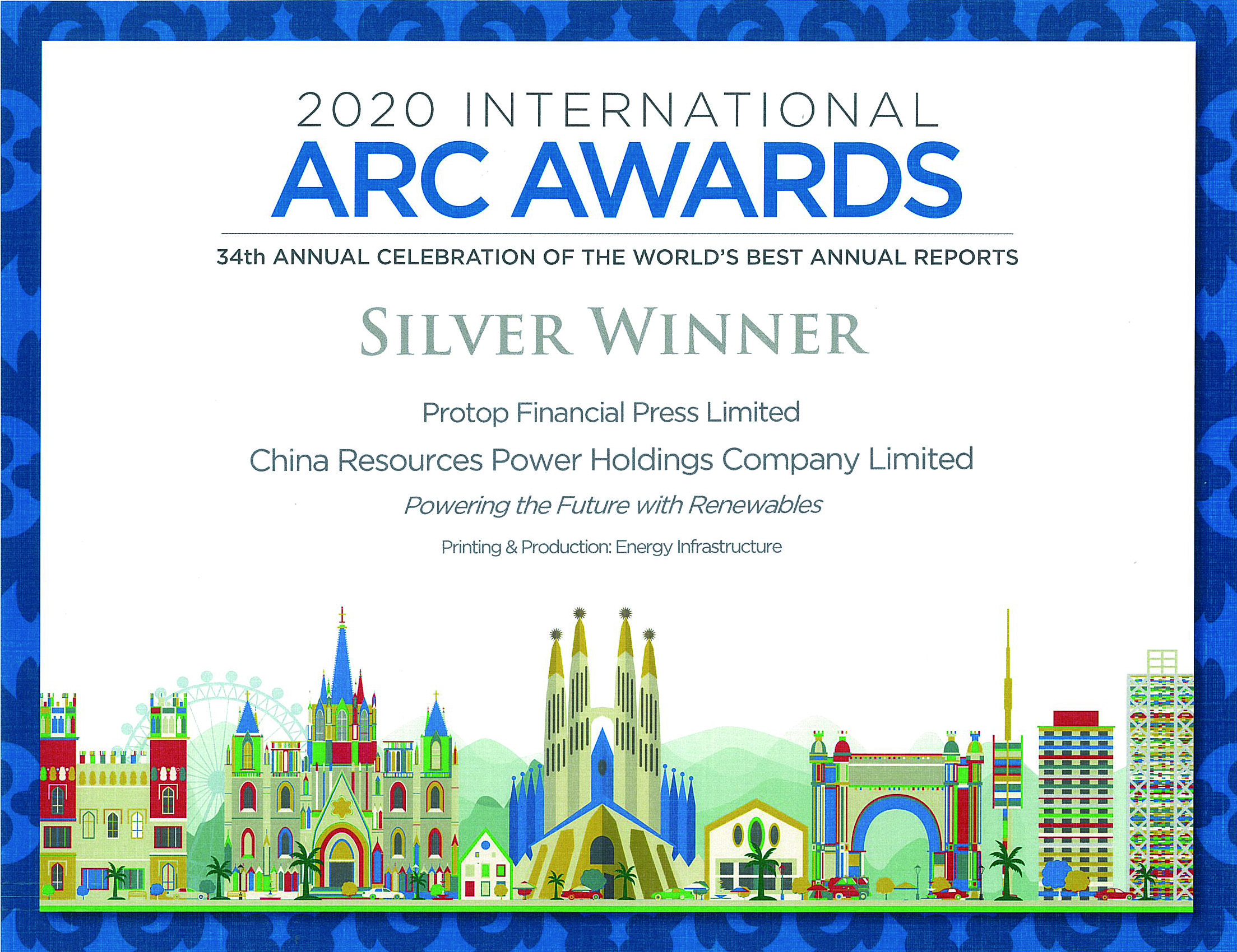 China Resources Power Holdings Company Limited 2020 Silver Award Energy Infrastructure
