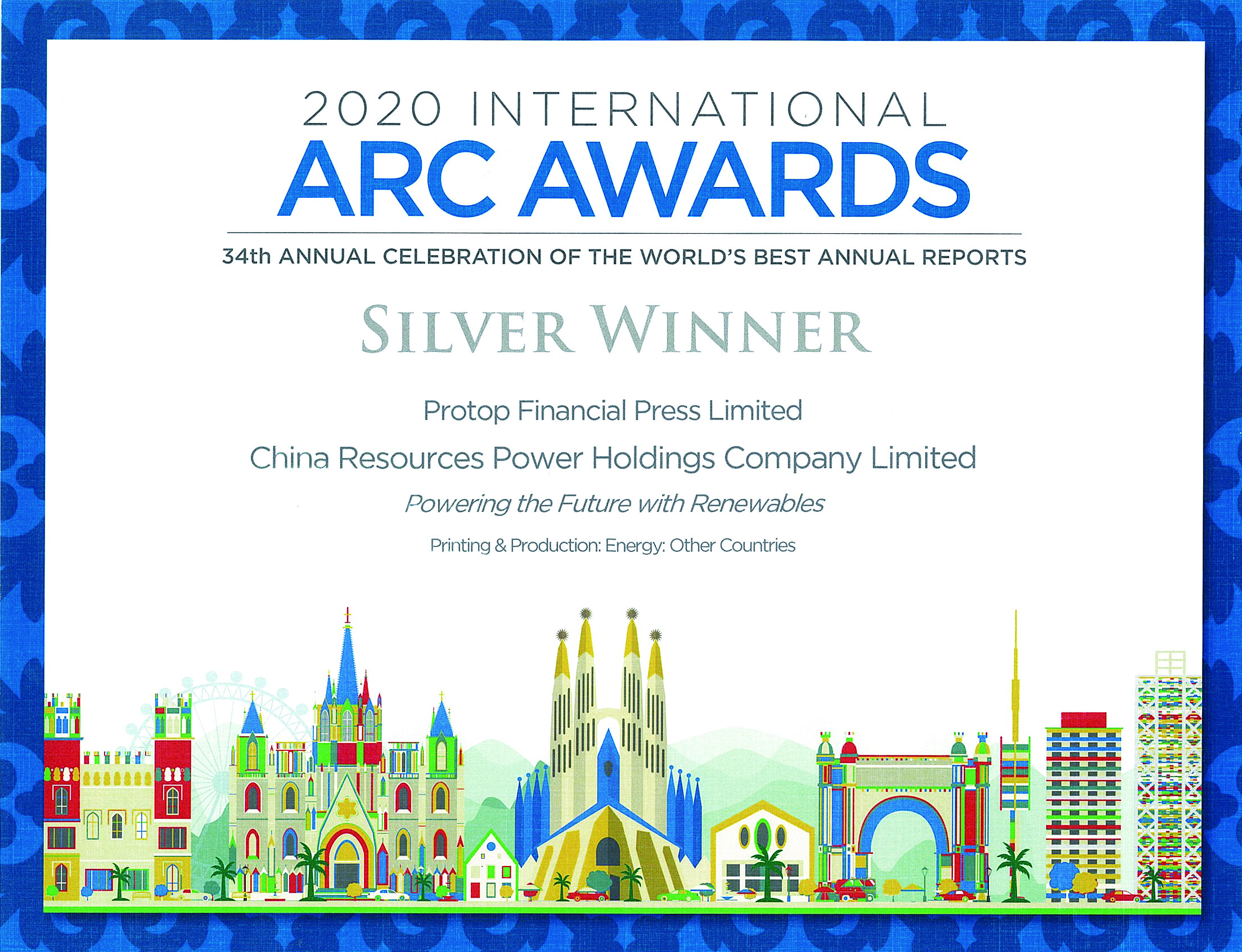 China Resources Power Holdings Company Limited 2020 Silver Award Other Countries