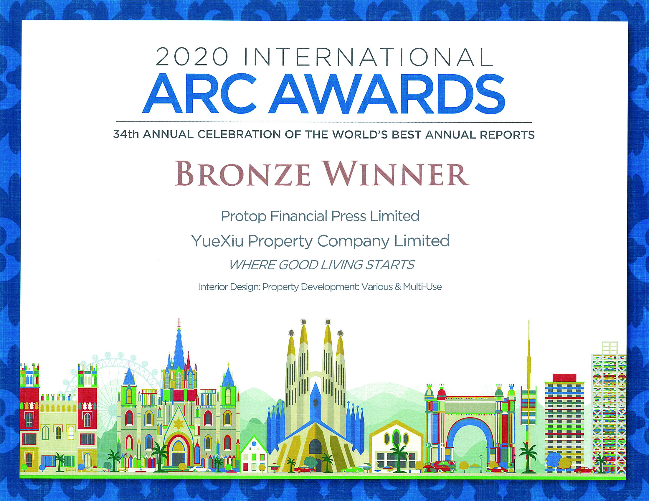Yuexiu Property Company Limited 2020 Bronze Award Various & Multi-Use
