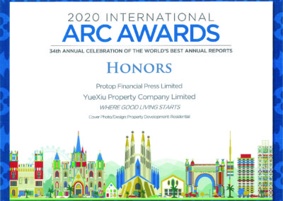 Yuexiu Property Company Limited 2020 Honors Award Residential