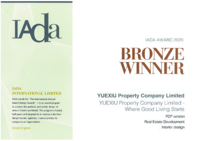 YUEXIU PROPERTY COMPANY LIMITED – IADA AWARD 2020 BRONZE WINNER