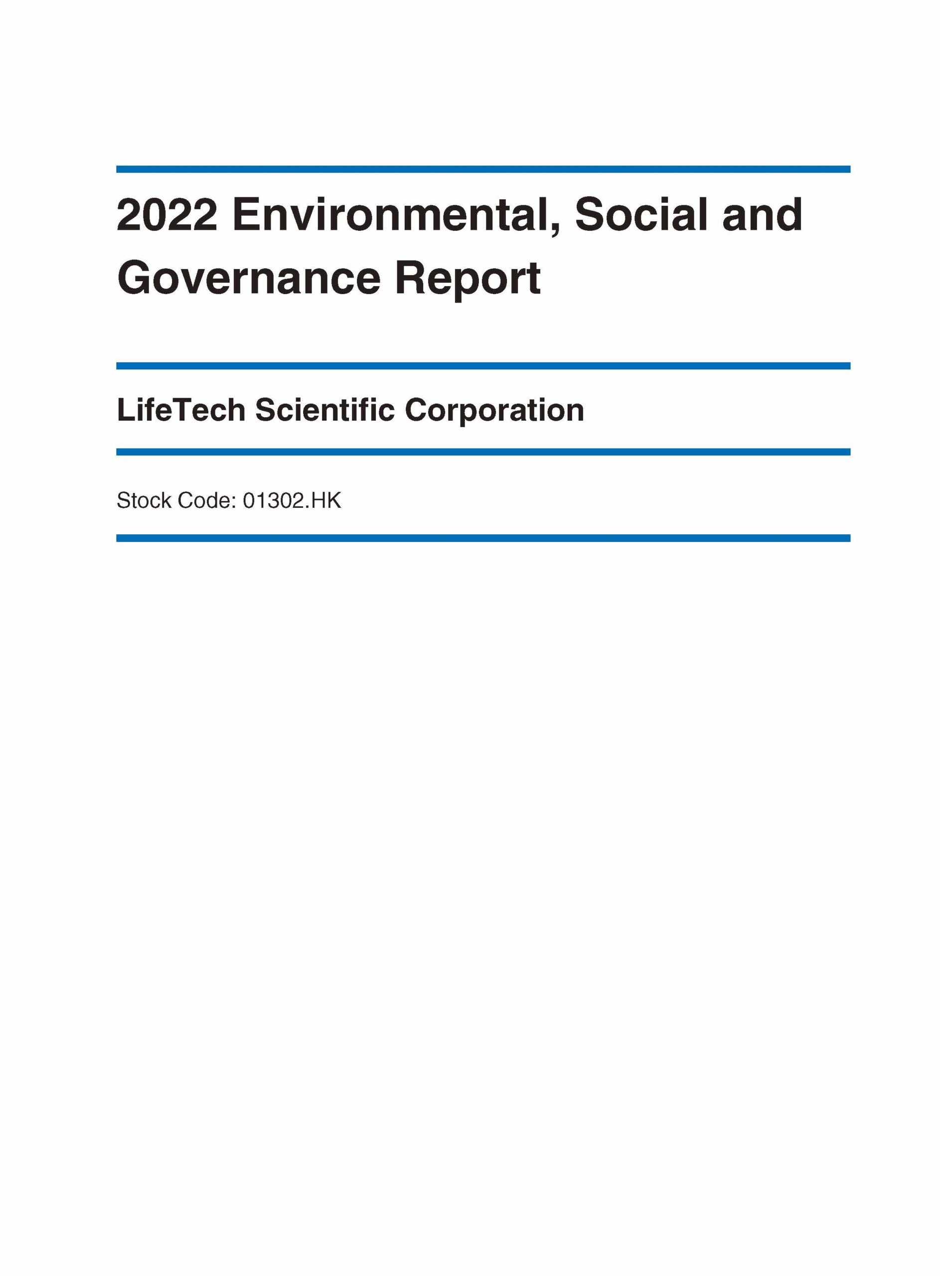 LifeTech Scientific Corporation