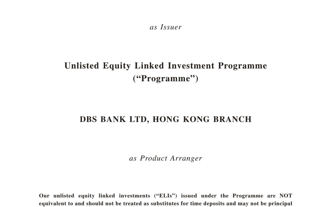 DBS Bank Ltd, Hong Kong Branch